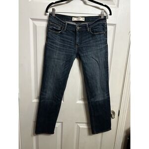 abercrombie & fitch jeans perfect stretch 28 W 6 dark wash denim straight leg